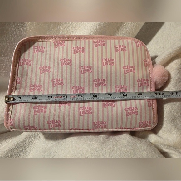 Clueless “Ugh As If” Pink Y2K Makeup Bag Cosmetic Pouch 90sNostalgia - Picture 3 of 4